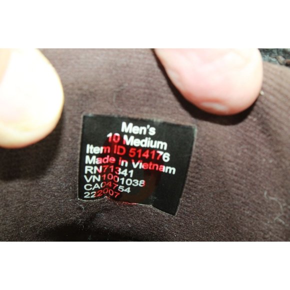 LL Bean Brown Leather Plain-Toe Bucksport Vibram Sole Work Boots Size 10 M - Picture 7 of 9